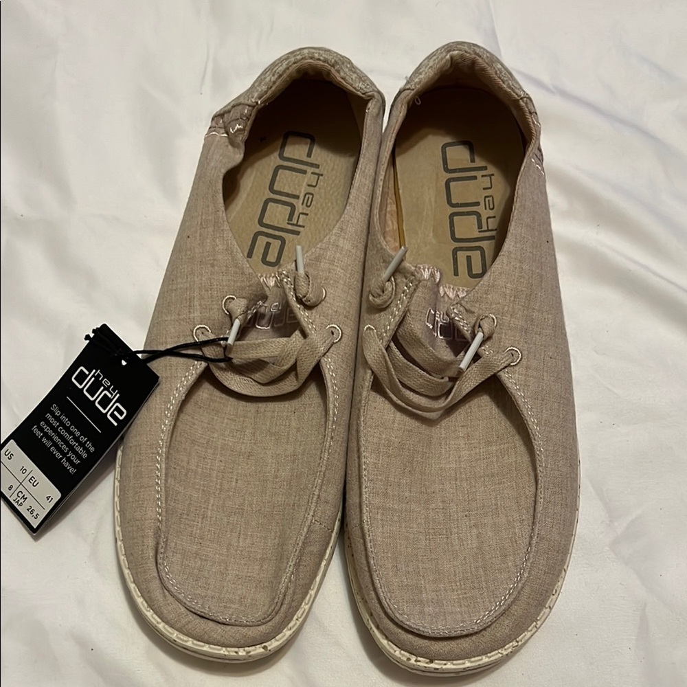 Hey Dude Women's Tan Slip-On Loafers